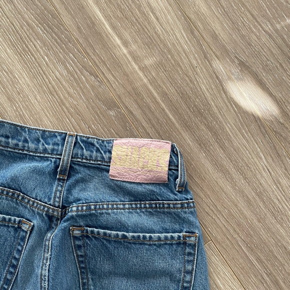 MOTHER SNACKS! Women’s High Waist Double Stack Ankle Denim Sz 24 EUC - Picture 8 of 11